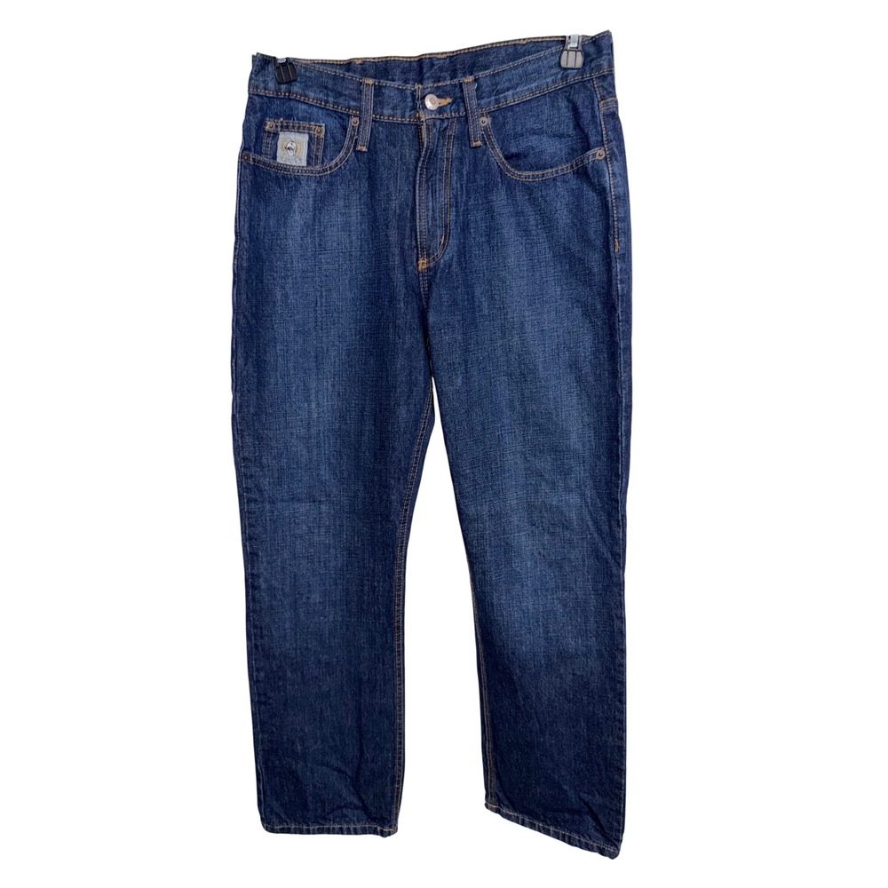 Cinch Carter 2.0 Mens Relaxed Straight Leg Jeans Dark Wash Blue 32x30 MB98034002